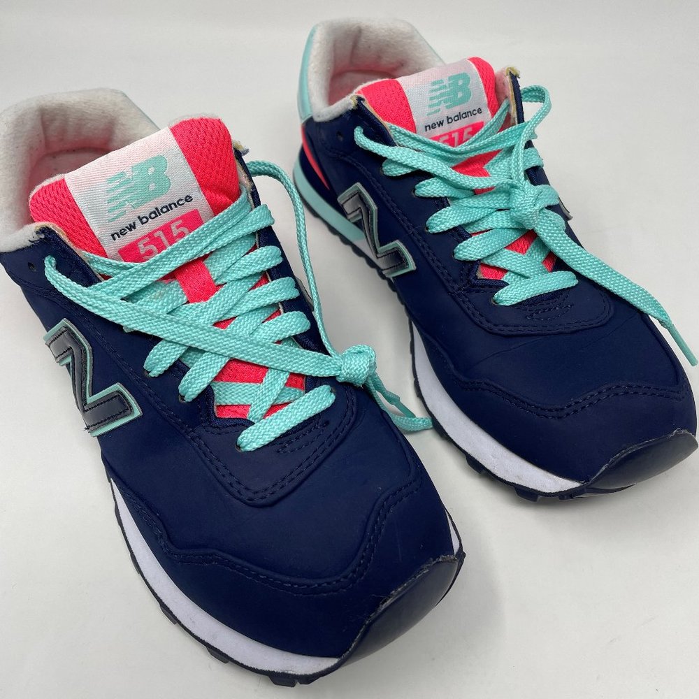 New Balance Navy and Aqua Sneakers - Picture 2 of 16